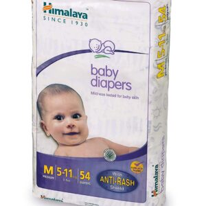 Himalaya Baby Diapers, Medium (5 – 11 kg), 54 Count