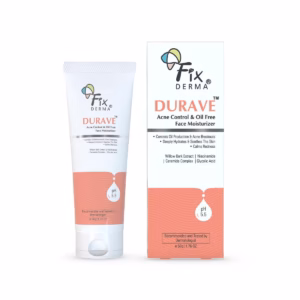 Fixderma – Durave Acne Control & Oil Free Moisturizer For Face With Glycolic Acid, Niacinamide (50g)