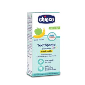 Chicco – Tooth Paste Apple Banana No Fluoride (6M-6Y) (50g)