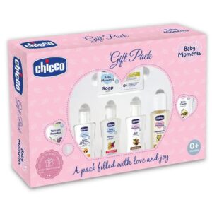 Chicco – Baby Caring Gift Set 0+ Months (Pink)