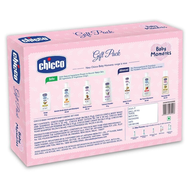 Chicco – Baby Caring Gift Set 0+ Months (Pink) - Image 5