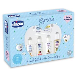 Chicco – Baby Caring Gift Set 0+ Months (Blue)