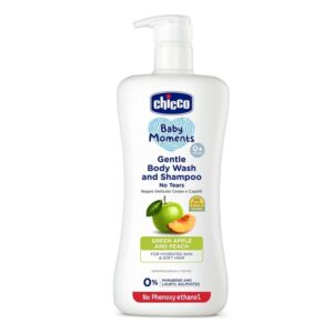 Chicco Gentle Bodywash & Shampoo Green Apple (500ml)