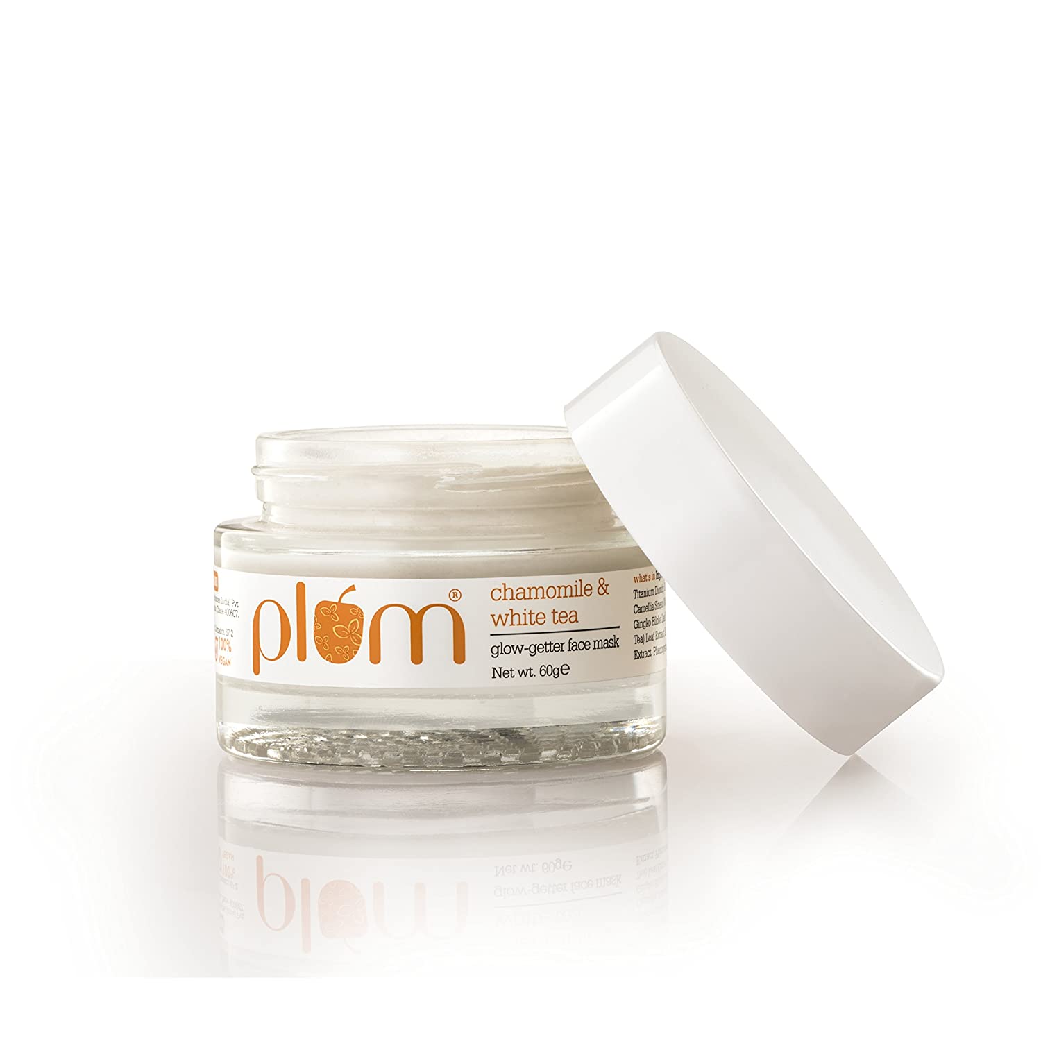 Plum Chamomile & White Tea Glow-Getter Face Mask, (60g) - Image 2