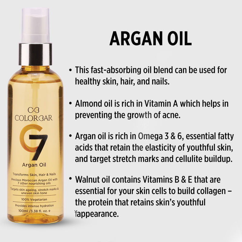 Colorbar – C7 Argan Oil (100ml) - Image 3