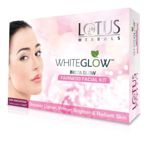 Lotus Herbals – Whiteglow Insta Glow Fairness Facial Kit (40g)