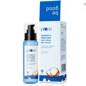 Plum – Coconut & Squalane Nutri-Shine Hair Serum | smoothens and adds glossy shine (75mL)