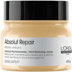 Loreal – Serie expert Absolut Repair Masque Gold Protein + Omega – 9 (490g)