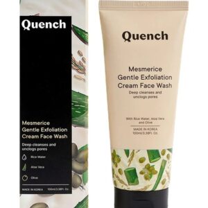 Quench – Gentle Exfoliation Cream Face Wash With Ricewater Minerals (100ml)