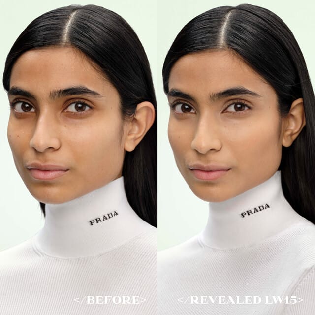 Prada – Reveal Skin Optimizing Foundation 30ml (LW15) - Image 2
