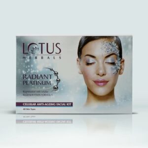Lotus Herbals – RADIANT PLATINUM Cellular Anti-Ageing Salon Grade Single FACIAL KIT (37g)