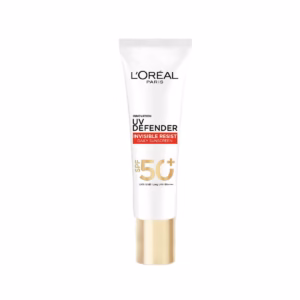 Loreal Paris – UV Defender Invisible Resist Daily Sunscreen SPF50+ PA++++ Lightweight, (30 ml)