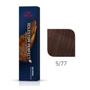 Wella – Professionals Koleston Deep Browns Hair Color 5/77 Light Brown Brown Intensive (60g)