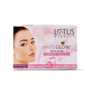 Lotus Herbals – WHITEGLOW InstaGlow Brightening Single Facial Kit (40g)