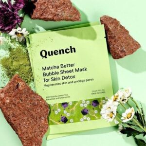 Quench – Bubble Sheet Mask With Matcha Green Tea Antioxidants (21ML)
