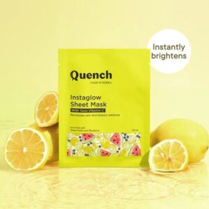 Quench – Instaglow Sheet Mask With Yuzu Vitamin C (20ML)
