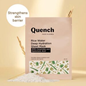 Quench – Rice Water Deep Hydration Sheet Mask (20ML)