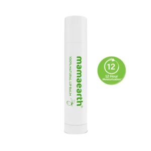 Mama Earth – Nourishing 100% Natural Lip Balm With Vitamin E & Shea Butter (4g)