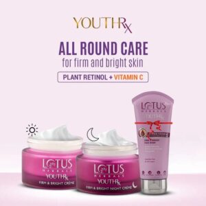 Lotus – Youth RX Firm & Bright Power Combo Retinol + Vitamin C (Free Firm & Bright Face Wash 100ML)