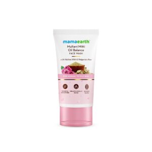 Mamaearth – Multani Mitti Oil Balance Facewash For Normal To Oily Skin (150ML) [Buy 1 Get 1 Free]