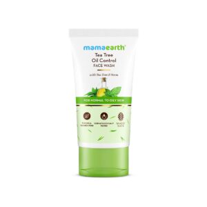 Mamaearth – Tea Tree Oil Control Facewash For Normal To Oily Skin (150ML) [Buy 1 Get 1 Free]