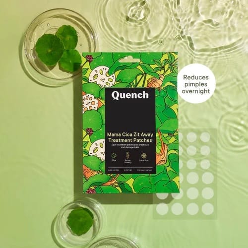 Quench – Matcha Tea Clarifying Spot Patches With Salicylic Acid And Niacinamide (12 Patches) - Image 2