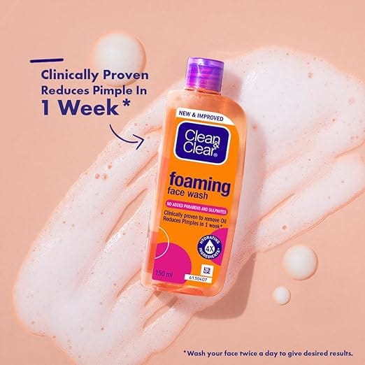 Clean & Clear – Foaming Face Wash (150ML) - Image 3