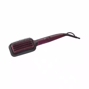 Philips – Hair Straightener Brush With Silk Protect Technology(BHH730)