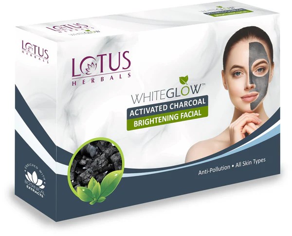 Lotus Herbal – WhiteGlow Activated Charcoal 4 in 1 Facial kit