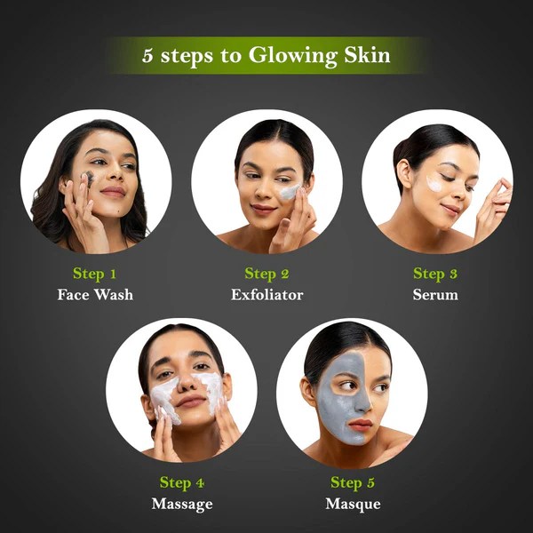 Lotus Herbal – WhiteGlow Activated Charcoal 4 in 1 Facial kit - Image 4