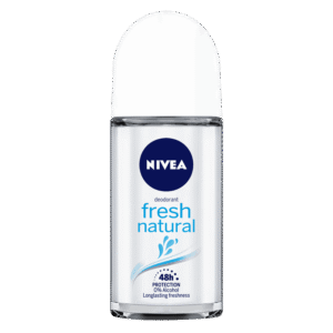 NIVEA – Women Deodorant Roll On, Fresh Natural, Long Lasting Freshness & 48h Protection (50ml)