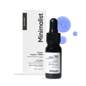Minimalist – Copper Peptide + PDRN 1.25% Face Serum (10ML)