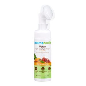 Mamaearth – Ubtan Foaming Face Wash With Turmeric & Saffron (150ML)