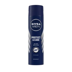 NIVEA Men Deodorant, Protect & Care, No Skin Irritation & 48h Freshness (150ml)