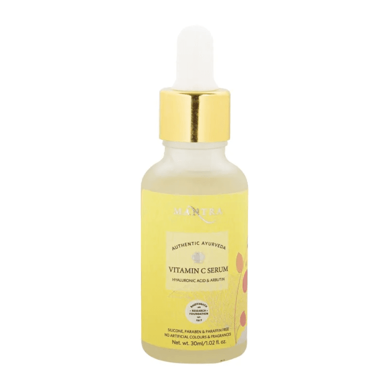 Mantra – Herbal Vitamin C Serum With Hyaluronic Acid And Arbutin (30mL) - Image 2