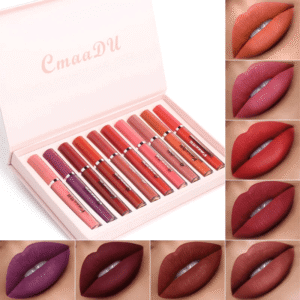 Cmaadu – 10 Colors Lipstick Set Liquid Matte Waterproof Makeup Lip Gloss