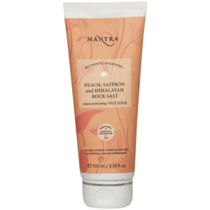 Mantra – Herbal Peach, Saffron & Himalayan Rock Salt Micro Exfoliating Face Scrub (100mL)