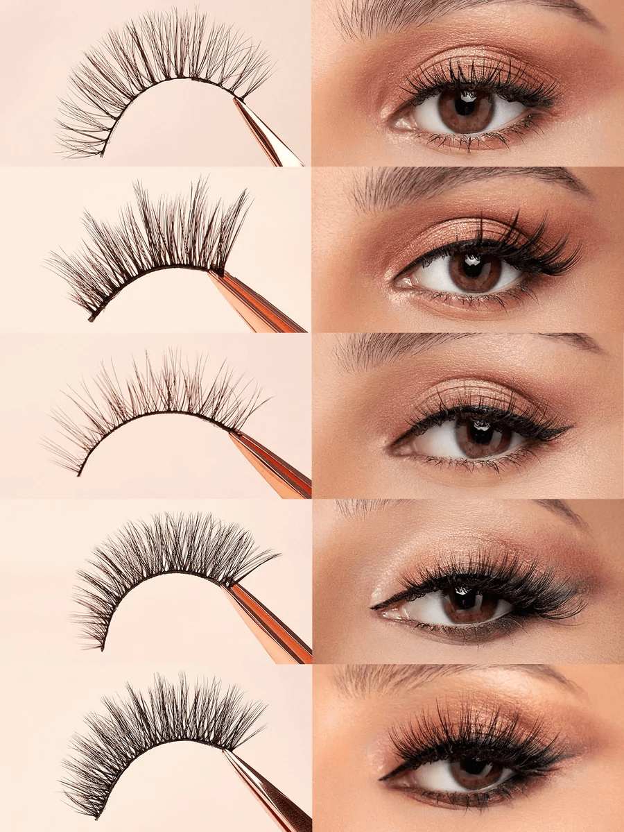 Sheglam – ALL THE LASHES 8 PAIRS FALSE EYELASH SET - Image 4