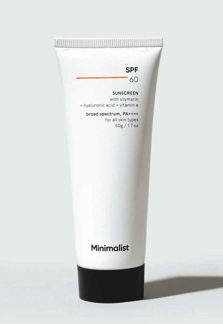 Minimalist – SPF 60 Sunscreen (50g)