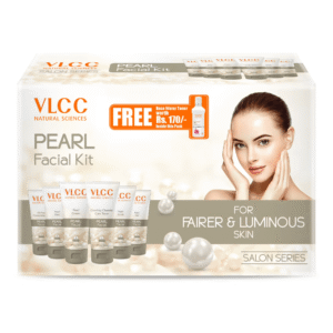 VLCC – Pearl Facial Kit + FREE Rose Water Toner Worth Rs 170 (300g + 100mL)