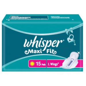 Whisper – Maxi Fit L Wings Pads- 15 Pads