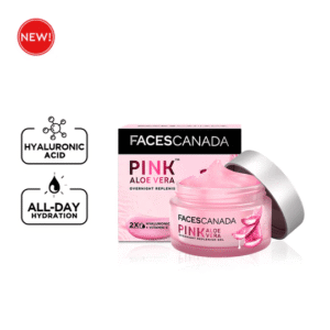 Faces Canada – Pink Aloe Vera Overnight Replenish Gel (50g)