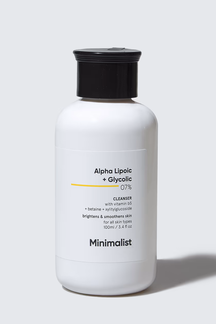 Minimalist – Alpha Lipoic + Glycolic 07% Cleanser (100ML)