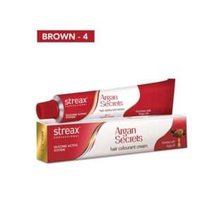 Streax Professional – Argan Secrets Hair Colourant Cream – 4 Brown (60g)
