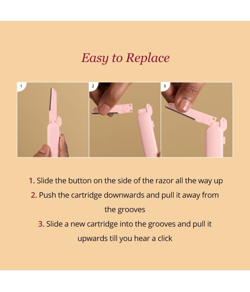 Carmesi – Facial Razor Reset Refill Pack (3 Cartridges) - Image 3