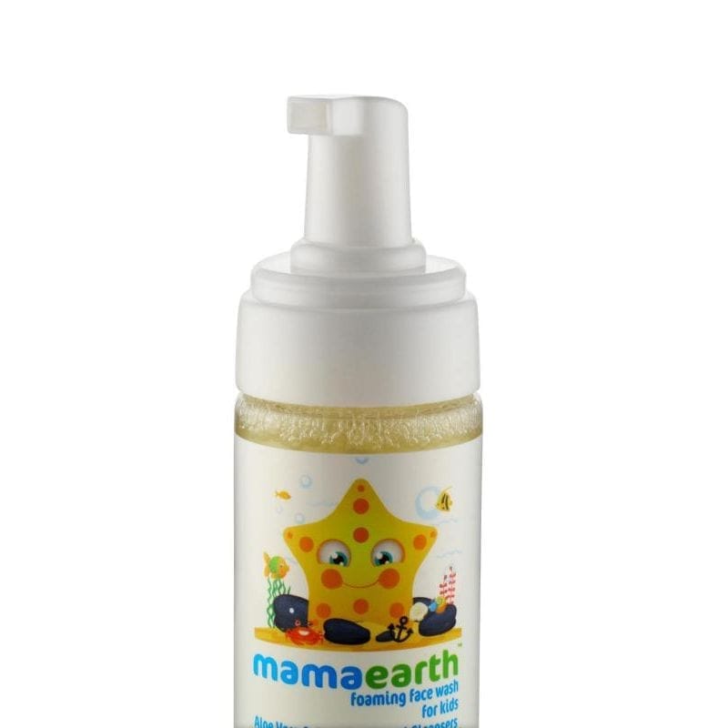 Mamaearth – Foaming Face Wash For Kids With Aloe Vera And Coconut Based Cleansers (50mL) - Image 2