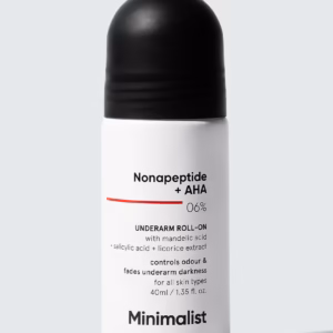 Minimalist – Nonapeptide + AHA 06% Underarm Roll – On (40ML)