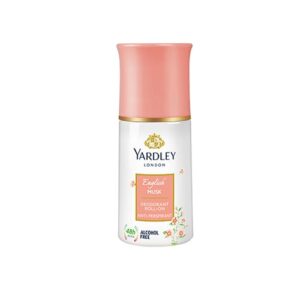 Yardley London – English Musk Deodrant Roll – On Anti – Perspirant (50ML)