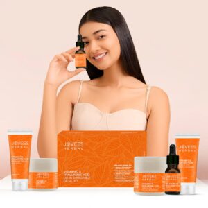 Jovees – Vitamin C & Hyaluronic Acid Glow & Radiance Facial Kit