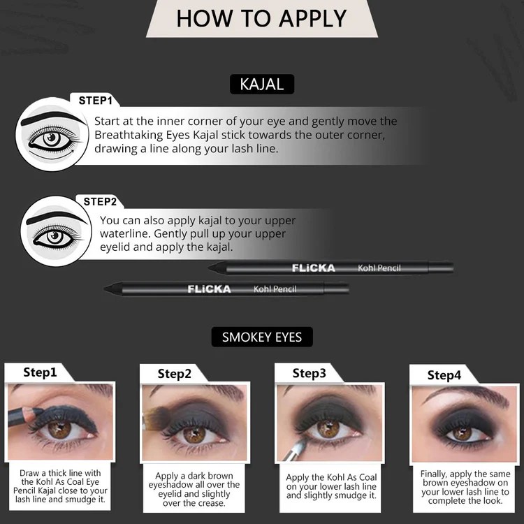 Flicka – Kohl As Coal Waterproof Eyepencil - Image 3